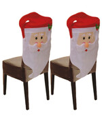 Kerstmanstoelhoes - Tafelpoothoes - Kerstdecoratie Kerstmanstoelhoes - Tafelpoothoes - Kerstdecoratie