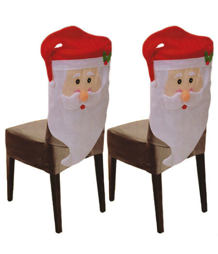 Kerstmanstoelhoezen & Tafelpoothoezen – Kerstdecoratie