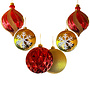HEM HEM Grote Kerstballen Set – 6 Stuks Ø14 cm – Rood en Goud met Glitter – Luxe Kerstversiering voor Plafond of Etalage HEM HEM Grote Kerstballen Set – 6 Stuks Ø14 cm – Rood en Goud met Glitter – Luxe Kerstversiering voor Plafond of Etalage