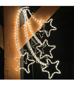Lichtslang - Vallende Sterren - 72 cm - 216 Lampjes - Kerstverlichting in en outdoor