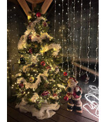 HEM Klassieke Kerstballen Set - Groen, Rood en Goud met Glitter & Sneeuwvlokken - 25 pcs - kerstdecoratie - kerstboomballen - glitter kerstballen - Met Kerstverlichtingopbergzak