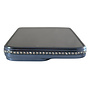 HEM HEM Hoesje Geschikt voor iPhone 12 / iPhone 12 Pro Hoesje - Geschikt voor MagSafe - Shockproof Backcover - Blauw-Paars Glitter Transparant hoesje