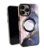 HEM Artistic Black-Purple Hoesje geschikt voor iPhone 16 Pro - Hoesje Magsafe Compatibel  - Shockproof Backcover HEM Artistic Black-Purple Hoesje geschikt voor iPhone 16 Pro - Hoesje Magsafe Compatibel  - Shockproof Backcover