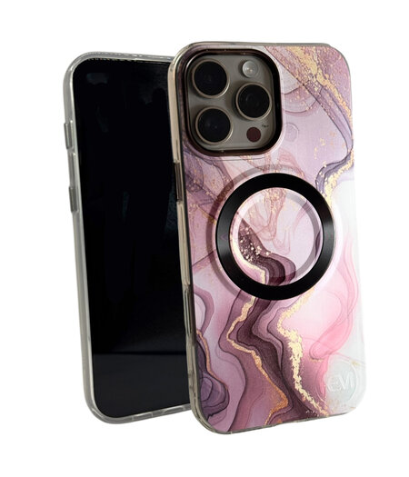 HEM HEM Artistic Black-Rose Hoesje iPhone 16 Plus