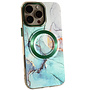 HEM HEM Artistic Green-Mint Hoesje geschikt voor iPhone 16 Plus - Hoesje Magsafe Compatibel  - Shockproof Backcover HEM HEM Artistic Green-Mint Hoesje geschikt voor iPhone 16 Plus - Hoesje Magsafe Compatibel  - Shockproof Backcover