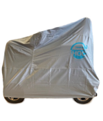 CUHOC Scootmobielhoes Waterdicht – Zilvergrijs – Universele Beschermhoes met Trekkoord – Diamond Label – 140x66x117 cm CUHOC Scootmobielhoes Waterdicht – Zilvergrijs – Universele Beschermhoes met Trekkoord – Diamond Label – 140x66x117 cm
