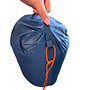HEM Zomerslaapzak Envelopmodel 190x80 cm – Comforttemperatuur 10°C – Lichtgewicht & Compact – Blauw – Ideaal voor Camping & Vakantie