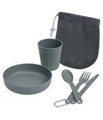 CUHOC Camping Serviesset 6-delig – Lichtgewicht & Breukvast – Ideaal voor Camping, Picknick en Outdoor – BPA-vrij