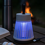 HEM HEM Oplaadbare insectenlamp – Ø6 x 16 cm – LED muggenlamp voor binnen en buiten – USB oplaadbaar – met ophanglus en opbergzak