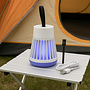 HEM HEM Oplaadbare insectenlamp – Ø6 x 16 cm – LED muggenlamp voor binnen en buiten – USB oplaadbaar – met ophanglus en opbergzak