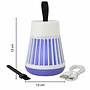 HEM HEM Oplaadbare insectenlamp – Ø6 x 16 cm – LED muggenlamp voor binnen en buiten – USB oplaadbaar – met ophanglus en opbergzak