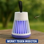 HEM HEM Oplaadbare insectenlamp – Ø6 x 16 cm – LED muggenlamp voor binnen en buiten – USB oplaadbaar – met ophanglus en opbergzak