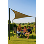 CUHOC CUHOC Schaduwdoek Driehoek 3x3x3 Meter – Taupe – UV-Beschermend Zonnescherm voor Tuin, Terras of Balkon – Waterdoorlatend – Inclusief Bevestigingstouw – Ademend & Weerbestendig