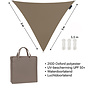 CUHOC CUHOC Schaduwdoek Driehoek 3x3x3 Meter – Taupe – UV-Beschermend Zonnescherm voor Tuin, Terras of Balkon – Waterdoorlatend – Inclusief Bevestigingstouw – Ademend & Weerbestendig