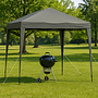 CUHOC CUHOC Easy-Up Partytent / Pop-Up Partytent 3x3m Grijs - Waterafstotend - Vouwtent voor Schaduw - incl Draagtas totaal 12KG