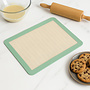 HEM HEM Siliconen Bakmat 40x30 - Herbruikbaar - Antiaanbaklaag – Vaatwasserbestendig – Hittebestendig tot 200°C – Ovenmat – Bakvel – Bakaccessoire - Groene rand