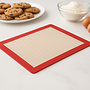 HEM HEM Siliconen Bakmat 40x30 - Herbruikbaar - Antiaanbaklaag – Vaatwasserbestendig – Hittebestendig tot 200°C – Ovenmat – Bakvel – Bakaccessoire - Rode Rand