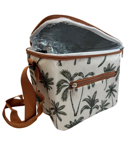 CUHOC CUHOC Koeltas 4L – Compacte Lunchtas met schouderband voor School, Werk of Strand – Isolerende Koelbag – Kleine Koeltas  - Palmboom