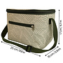 CUHOC CUHOC Koeltas 4L – Compacte Lunchtas met schouderband voor School, Werk of Strand – Isolerende Koelbag – Kleine Koeltas  -Tropisch Bladmotief