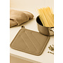 HEM HEM Pannenlappen Taupe – Groot Formaat – 100% Katoen – Gevoerd met Polyester – Hittebestendig tot 250°C – Set van 2 – Keukenaccessoires