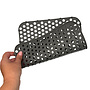 HEM HEM Afdruipmat Keuken 29,5x26 cm – Antislip Siliconen Afdruipmatje – Grijs – Afdruiprek Gootsteen – Afwasmat Camping – Waterdoorlatend & Makkelijk Schoon te Maken