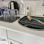 HEM HEM Afdruipmat Keuken 29,5x26 cm – Antislip Siliconen Afdruipmatje – Grijs – Afdruiprek Gootsteen – Afwasmat Camping – Waterdoorlatend & Makkelijk Schoon te Maken