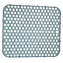 HEM HEM Afdruipmat Keuken 29,5x26 cm – Antislip Siliconen Afdruipmatje – Licht Blauw – Afdruiprek Gootsteen – Afwasmat Camping – Waterdoorlatend & Makkelijk Schoon te Maken