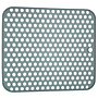 HEM HEM Afdruipmat Keuken 29,5x26 cm – Antislip Siliconen Afdruipmatje – Licht Blauw – Afdruiprek Gootsteen – Afwasmat Camping – Waterdoorlatend & Makkelijk Schoon te Maken
