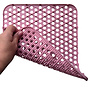 HEM HEM Afdruipmat Keuken 29,5x26 cm – Antislip Siliconen Afdruipmatje – Roze– Afdruiprek Gootsteen – Afwasmat Camping – Waterdoorlatend & Makkelijk Schoon te Maken