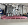 HEM HEM Afdruipmat Keuken 29,5x26 cm – Antislip Siliconen Afdruipmatje – Roze– Afdruiprek Gootsteen – Afwasmat Camping – Waterdoorlatend & Makkelijk Schoon te Maken