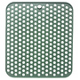 HEM HEM Afdruipmat Keuken 29,5x26 cm – Antislip Siliconen Afdruipmatje – Groen– Afdruiprek Gootsteen – Afwasmat Camping – Waterdoorlatend & Makkelijk Schoon te Maken