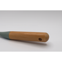 HEM Afwasborstel met bamboe handvat - schraaprand - medium harde borstelharen - duurzaam en ergonomisch - afwasborstel voor pannen en servies