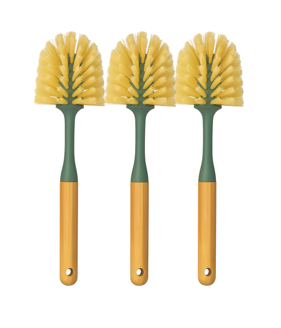 HEM Afwasborstel set - 3 stuks - bamboe handvat - natuurlijke borstelharen - milieuvriendelijk - ergonomisch design - geschikt voor servies en pannen HEM Afwasborstel set - 3 stuks - bamboe handvat - natuurlijke borstelharen - milieuvriendelijk - ergonomisch design - geschikt voor servies en pannen