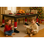 HEM HEM Christmas Tafelpoten Hoezen - 4 stuks - Kerstman Laarzen Decoratie 25x50 cm Kerst Tafel Decoratie