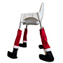 HEM HEM Christmas Tafelpoten Hoezen - 4 stuks - Kerstman Laarzen Decoratie 25x50 cm Kerst Tafel Decoratie