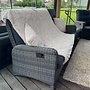 HEM HEM Imitatie Bont Plaid 130x160 cm met 2 Sierkussens – Zacht Polyester – Luxe Kussen en Plaid Set voor Bank of Fauteuil – Woondecoratie - Zandkleur - BeigeTaupe - Warm Creme