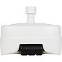 CUHOC CUHOC Parasolvoet Vulbaar met Water of Zand – 40-60 kg – Ø 33-50 mm – Wit – Met Wiel