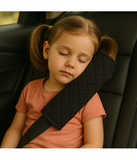 HEM HEM Autogordel Beschermhoes – Comfortabel & Zacht Schouderpad – Universeel – Anti-Schuren & Anti-Irritatie – Gordelkussen - Riemhoes