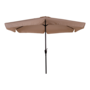 CUHOC CUHOC Parasol 300 cm Ecru - Inclusief Witte Verrijdbare Vulbare Parasolvoet 40-60 kg + Redlabel Parasolhoes