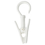 HEM HEM Multifunctionele Haakclip – Sterke Klem voor (Voortent)  Buizen 19-22 mm , Handdoek, Jas en Verlichting Ophanghaak - Camping haak - Balkonhaak - Wit