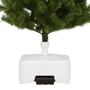 CUHOC CUHOC Kerstboomvoet Verrijdbaar - Kerstboomstandaard Diameter 33-50 mm - Vulbaar Tot 60 kg - Wit