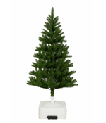 CUHOC Kerstboomvoet Verrijdbaar - Kerstboomstandaard Diameter 33-50 mm - Vulbaar Tot 60 kg - Wit