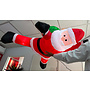 HEM HEM Kerstman Opblaasbaar 120 cm – LED Verlichting – Inclusief Blower & Touwen – Waterdicht Polyester – Voor Binnen & Buiten – Voor Deur of Vlaggenmast of in de boom of heg - met opbergzak