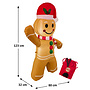 HEM HEM Opblaasbare Peperkoekman / Gingerbread Pop – 123 cm Hoog – Met LED Verlichting – Inclusief Opbergzak, 3 Grondpennen en Scheerlijnen HEM HEM Opblaasbare Peperkoekman / Gingerbread Pop – 123 cm Hoog – Met LED Verlichting – Inclusief Opbergzak, 3 Grondpennen en Scheerlijnen
