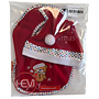 HEM HEM - Baby Set – Slabbetje + Kerstmuts – “My 1st Christmas” – Teddybeer – Rood/Wit