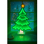 HEM HEM LED Kerstboom 45 cm – 3D Spiegeleffect – Met Ster – Dubbelzijdig – Inclusief Opbergzak - Infinity Kerstboom