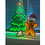 HEM HEM LED Kerstboom 45 cm – 3D Spiegeleffect – Met Ster – Dubbelzijdig – Inclusief Opbergzak - Infinity Kerstboom