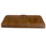 HEM HEM Leren Book Case - iPhone 17 Hoesje - Bruin / Bronzed Brown - Luxe Wallet Case / Portemonnee Hoesje met Pasjeshouder en Bescherming - iPhone 17 Bookcase