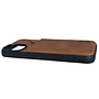 HEM HEM Luxe Silky Brown Back Cover - iPhone 17 Air Hoes - Bruin Telefoonhoesje met Pasjeshouder voor 3 Kaarten - iPhone 17 Air Case