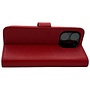 HEM HEM Leren Book Case - iPhone 17 Pro Hoesje - Rood / Burned Red - Luxe Wallet Case / Portemonnee Hoesje met Pasjeshouder en Bescherming - iPhone 17 Pro Bookcase